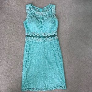 Dancing Queen | Tiffany Blue Short Dress